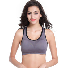 Women Sports Bra For Workout Padded Wirefree Shakeproof Underwear Push Up Seamless Fitness Top Bras For Women NW