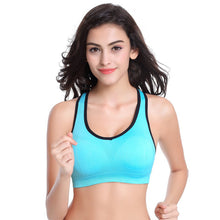 Women Sports Bra For Workout Padded Wirefree Shakeproof Underwear Push Up Seamless Fitness Top Bras For Women NW