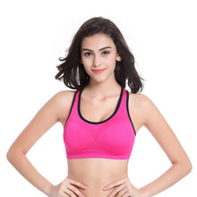 Women Sports Bra For Workout Padded Wirefree Shakeproof Underwear Push Up Seamless Fitness Top Bras For Women NW