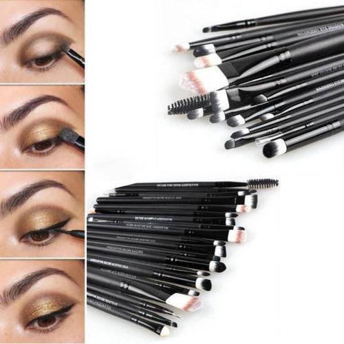 20pcs Makeup Brushes Set Powder Foundation Eye Shadow Eyeliner Lip Brush Tool LZH7 NW