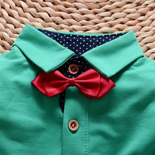 2pcs Kid Clothes Toddler Baby Boy Long Sleeve Bowtie Top Stripe Pants Set Outfits 0-4Y NW