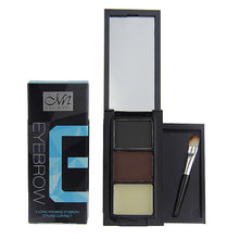 3 Color Waterproof Eyebrow Powder Palette Makeup Shading Kit Beauty Cosmetic NW