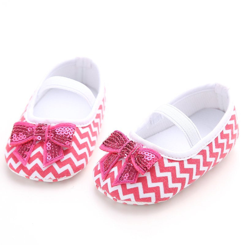 3 Colors 3 Sizes Newborn Baby Infant Toddler Girls Princess Gingham Mary Jane Bling Bling Bow Very Light Prewalkers Ballet Shoes NW