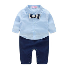 3PCS Kids Baby Boy Cotton Striped Bowtie Romper Outwear Outfit Clothes Set 0-4Y NW