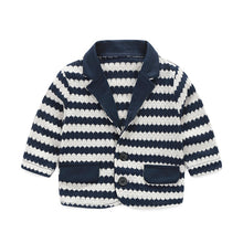 3PCS Kids Baby Boy Cotton Striped Bowtie Romper Outwear Outfit Clothes Set 0-4Y NW