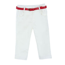 3Pcs Baby Girls Short Sleeve T-shirt Pants Belt Set Clothes Kids Outfits NW