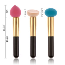 3Pcs Beauty Makeup Brushes Sponge Liquid Cream Foundation Brush Powder Puff Blending Make Up Smooth Powder Puff Hot NW