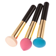 3Pcs Beauty Makeup Brushes Sponge Liquid Cream Foundation Brush Powder Puff Blending Make Up Smooth Powder Puff Hot NW