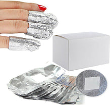 50 100 150 X Aluminium Foil Nail Art Soak Off Acrylic Gel Polish Nail Wrap Remover NW