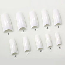 500 pcs Nude White False Nail Art Tips French Acrylic UV Salon Nail Art Tools With Box HG NW