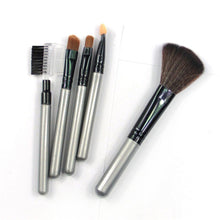 5Pcs Makeup Blush Eyeshadow Leopard Brushes Lipstic Cosmetic Brush Set Tool New NW