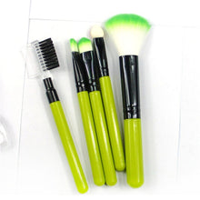 5Pcs Makeup Blush Eyeshadow Leopard Brushes Lipstic Cosmetic Brush Set Tool New NW