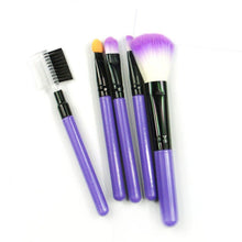 5Pcs Makeup Blush Eyeshadow Leopard Brushes Lipstic Cosmetic Brush Set Tool New NW