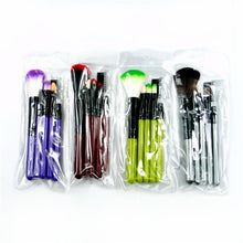 5Pcs Makeup Blush Eyeshadow Leopard Brushes Lipstic Cosmetic Brush Set Tool New NW