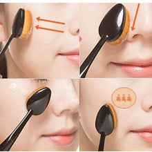 5Pcs Set Makeup Brushes Tools Powder Blush Set Beauty Foundation Brush Sponge Puff Contour Brushes Pincel Maquiagem NW