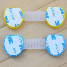5Pcs lot Baby Safety Lock Cabinet Door Desk Drawer Cupboard Plastic Lock Child Kids Safe Locks NW