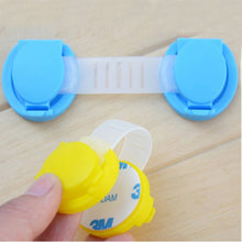5Pcs lot Baby Safety Lock Cabinet Door Desk Drawer Cupboard Plastic Lock Child Kids Safe Locks NW