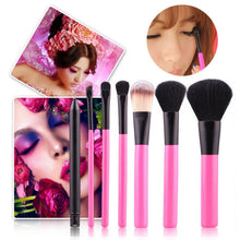 7pcs Women Pro Makeup Cosmetic Brushes Set Powder Foundation Eyeshadow Lip Face Brush Tool NW