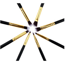 8PCS Pro Makeup Brushes Maquiagem Cosmetic Eye Liner Make Up Brush Set Eyeshadow Lip Brush Pincel Eye Brow Tool NW