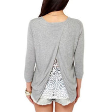 Women Long Sleeve Pullover Shirt Sweatshirt Cotton Shirt Blouse Tops S-XL NW