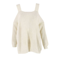 Fashion Women Sweater Wool Strapless Bat Sleeve Sweater Pullover Solid Kintted Sweaters NW