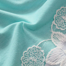 Women Lady Long Sleeve Loose Blouse Lace Flower Pattern Cotton Tops S-XL NW