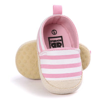 Baby Boy First Walkers Fashion Striped Canvas Baby Girl shoes Baby Shoes YTM NW