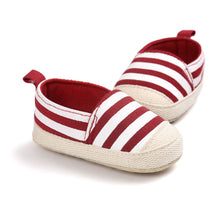 Baby Boy First Walkers Fashion Striped Canvas Baby Girl shoes Baby Shoes YTM NW
