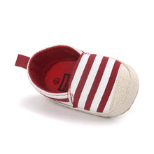 Baby Boy First Walkers Fashion Striped Canvas Baby Girl shoes Baby Shoes YTM NW