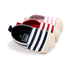 Baby Boy First Walkers Fashion Striped Canvas Baby Girl shoes Baby Shoes YTM NW