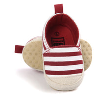 Baby Boy First Walkers Fashion Striped Canvas Baby Girl shoes Baby Shoes YTM NW