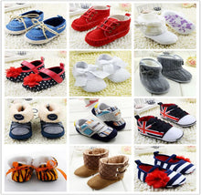 Baby Boy Girls Shoes Soft Sole Kids Toddler Infant Boots Prewalker First Walkers 29 Colors NW