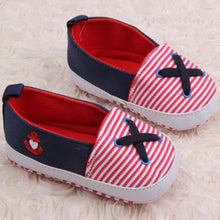 Baby Boy Girls Soft Sneaker Sole Crib Canvas Casual Shoes Red Blue 0-12M NW