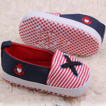 Baby Boy Girls Soft Sneaker Sole Crib Canvas Casual Shoes Red Blue 0-12M NW
