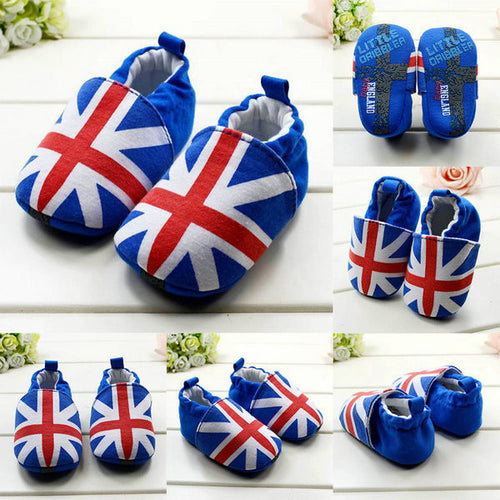 Baby Boys Girls Infant Toddler Soft Sole Red White Corss Crib Shoes Prewalker NW