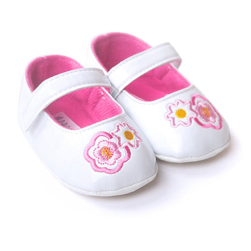 Baby Girl PU Princess Dress Shoes Toddler Soft Soled Crib Shoes Prewalker 0-18M NW