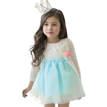 Baby Girl Party Pageant One Piece Tulle Dress Long Sleeve Floral Bow Coat Clothing Set NW