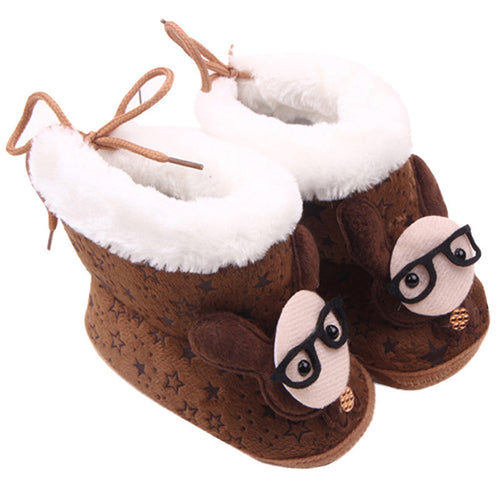 Baby Girls Newborn Warm Boots Toddler Infant Soft Sole Crib Shoes 0-12M NW