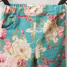 Baby Girls Pattern Printed Pants Toddler Kids Jeans Skinny Trousers Pencil Pants 1-6Y NW