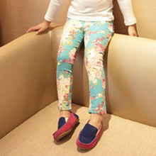 Baby Girls Pattern Printed Pants Toddler Kids Jeans Skinny Trousers Pencil Pants 1-6Y NW