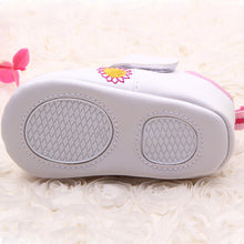 Baby Infant Girl Embroidery Flower PU Leather Shoes Toddler Soft Sole Crib Shoes NW