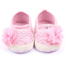Baby Infant Girl Soft Sole Anti-slip Crochet Knit Newborn Breathable Knitting Fretwork Slip-on Shoes 0-12M NW
