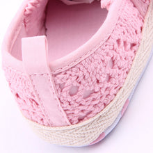 Baby Infant Girl Soft Sole Anti-slip Crochet Knit Newborn Breathable Knitting Fretwork Slip-on Shoes 0-12M NW
