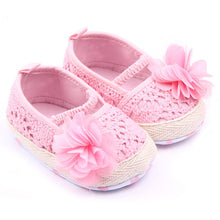 Baby Infant Girl Soft Sole Anti-slip Crochet Knit Newborn Breathable Knitting Fretwork Slip-on Shoes 0-12M NW