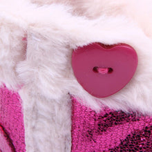 Baby Infant Girls PU Leather Booties Warm Furry Soft Todder Boots Shoes NW