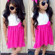 Baby Kid Girls Dress Princess Dresses Toddler T-Shirt Tutu Dress 2-7 Y NW