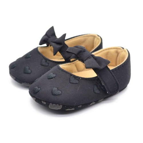 Baby Kids Girls Bowknot Princess Cotton Soft Shoes Prewalk Lovely 11 12 13 Shoes NW