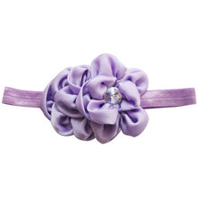 Baby Kids Girls Infant Flower Rhinestone Headbands Girl Hair Bow Band Chiffon Headwear NW