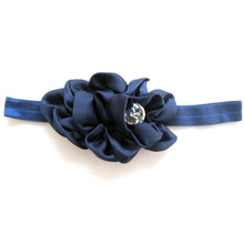 Baby Kids Girls Infant Flower Rhinestone Headbands Girl Hair Bow Band Chiffon Headwear NW