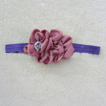 Baby Kids Girls Infant Flower Rhinestone Headbands Girl Hair Bow Band Chiffon Headwear NW